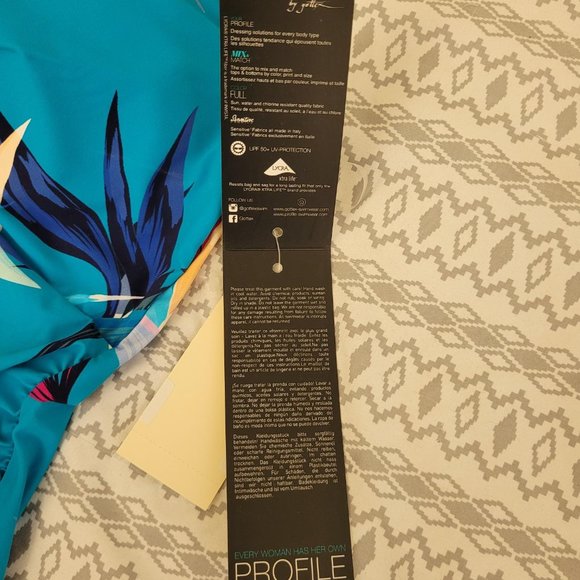 36. Profile by Gottex tankini top. Size 12. NWT - Picture 4 of 7
